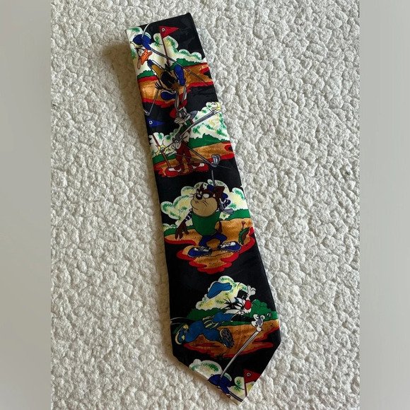 Vintage Looney Tunes golf tie, excellent condition - Picture 1 of 5